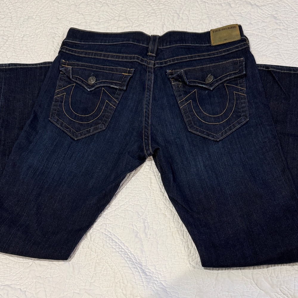 True Religion Men’s Ricky Relaxed straight Jeans Size 36x34